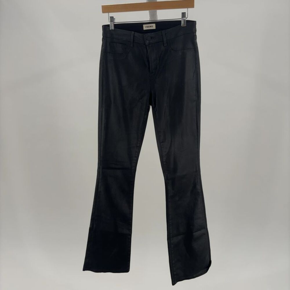 L'AGENCE Coated Baby Boot Jeans